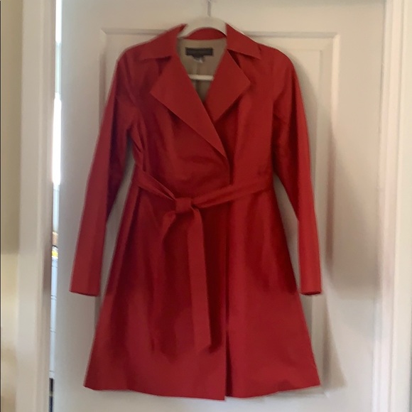 Banana Republic Jackets & Blazers - Banana Republic Red Trench Coat